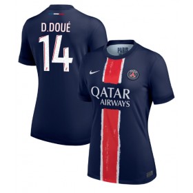 Paris Saint-Germain Desire Doue #14 Hemmakläder Dam 2024-25 Kortärmad